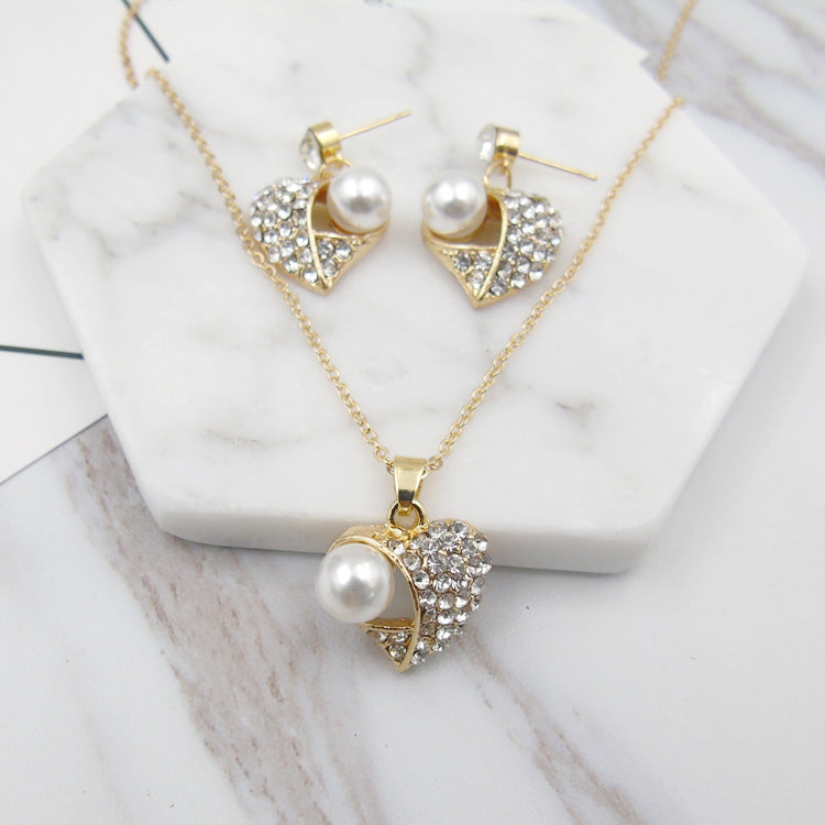 Pearl Jewelry Set for Wedding