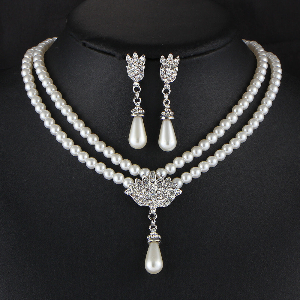 Bridal Pearl Jewelry Set