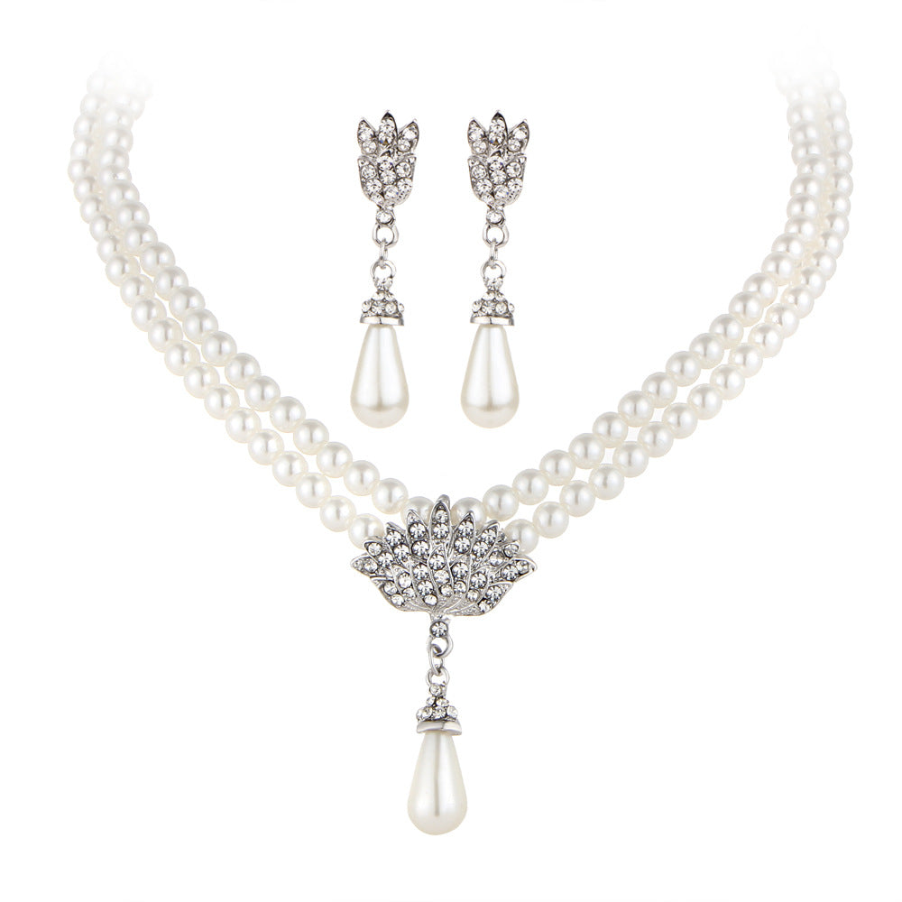 Bridal Pearl Jewelry Set
