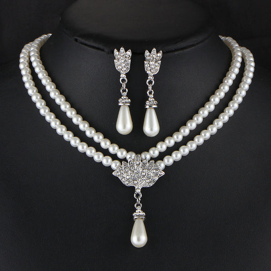 Bridal Pearl Jewelry Set