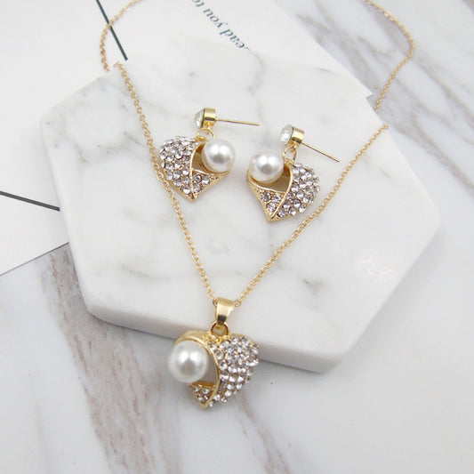 Pearl Jewelry Set for Wedding