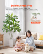 6ft Artificial Dracaena Tree Fake Plant With White Planter Indoor