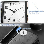 1Pc Photo Frame Clock Picture Collage 12-Picture Display Wall Clock Photowall Wall Hanging Home Decor For Valentines Day Gift