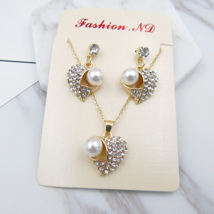 Pearl Jewelry Set for Wedding