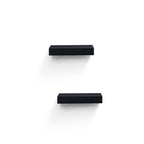 Floating Shelves  14.96 Wall Mounted Wood Shelves For Bathroom, Bedroom, Living Room, Kitchen, Hanging Shelf For Books Storage Decor With Invisible Brackets, Black